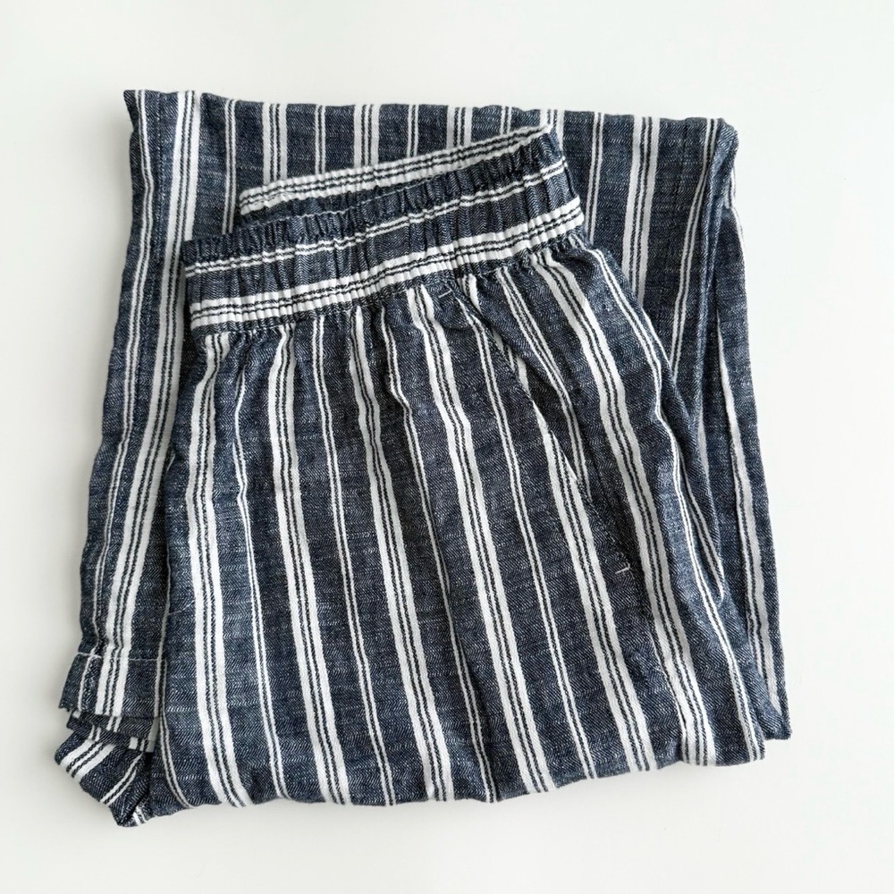 Old Navy High Rise Wide Leg Bottoms Blue - Small